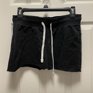 Mossimo cutoff sweat shorts. Black. Size small.
